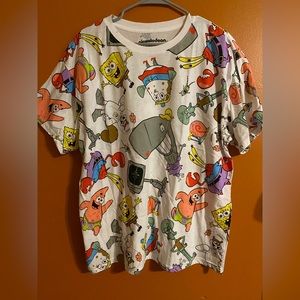 Mens XL SpongeBob Patrick Pearl Mr. Krabs Plankton Squidward Gary +more T-shirt